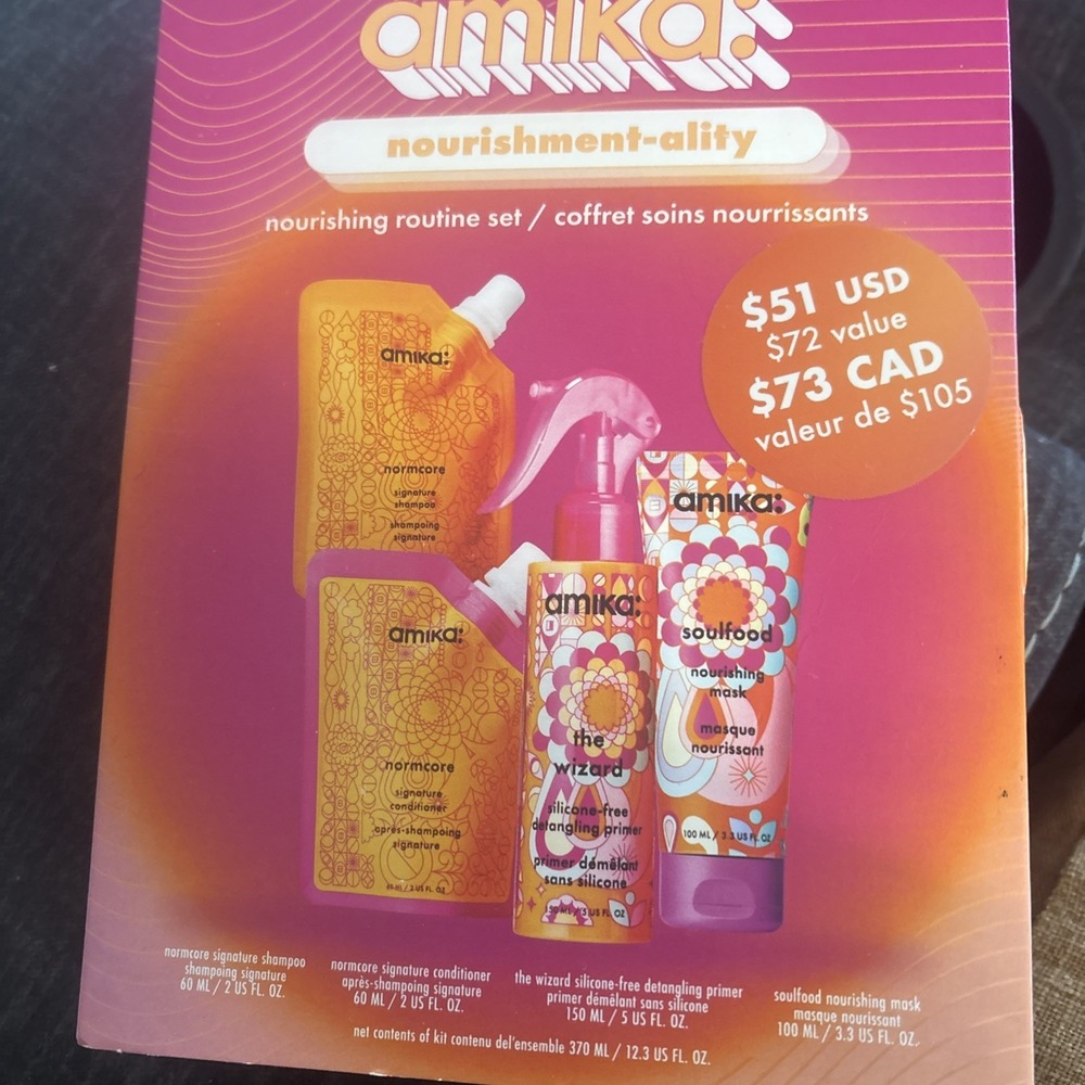 Amika Nourishment-ality Nourishing Routine Set